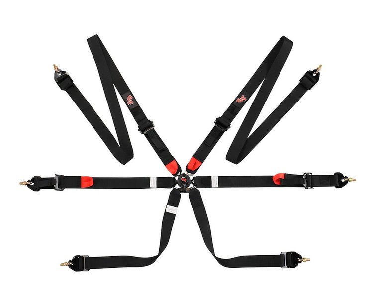 7624BK 7624 Endurance 2 FIA Camlock Harness [Black]