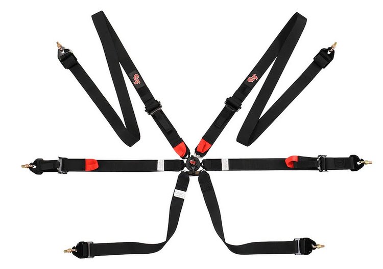 7624BK30 Endurance 2 Pull-Up FIA Harness [Black]