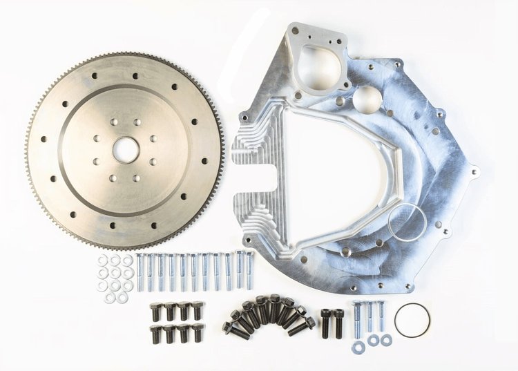GF-A-SL Transmission Adapter Plate and Flexplate Kit for 2003-2024 Dodge Cummins to GM Allison