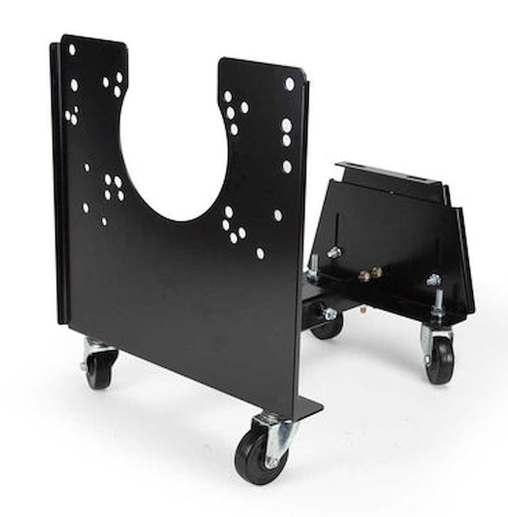 GF-TSA-W-M Manual Transmission Dolly and Stand, Fits Various GM and Ford Gearboxes w/o Bellhousing [Black Powder-Coated]