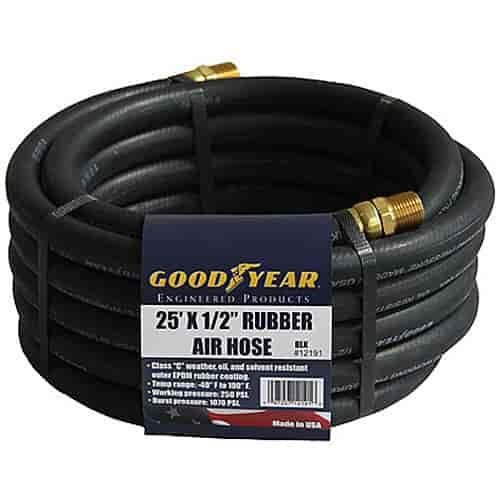 Black Rubber Air Hose 1/2"