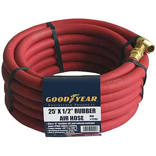 Red Rubber Air Hose 1/2"