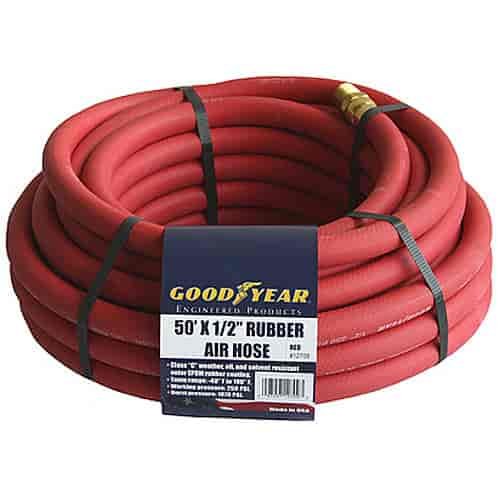 Red Rubber Air Hose 1/2"