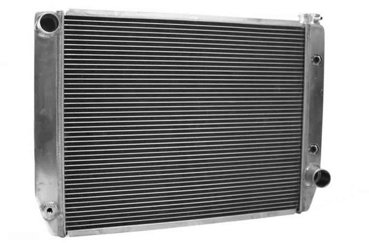 MegaCool Universal Fit Radiator Single Pass Crossflow Design 27.50" x 19" with Transmission Cooler