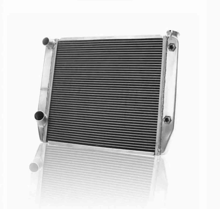 ClassicCool Universal Fit Radiator Dual Pass Crossflow Design 22" x 19" with Transmission Cooler