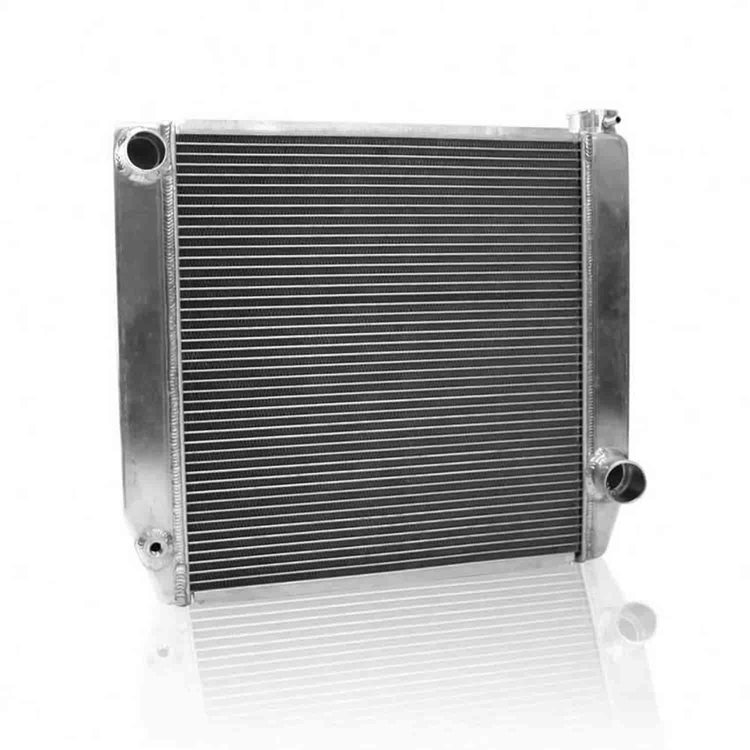MegaCool Universal Fit Radiator Single Pass Crossflow Design 22" x 19" with Straight Outlet