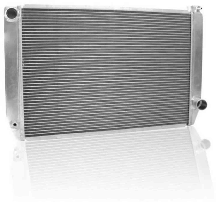 MegaCool Universal Fit Radiator Single Pass Crossflow Design 31" x 19" with Straight Outlet