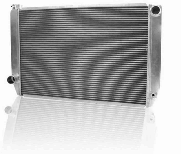 MegaCool Universal Fit Radiator Single Pass Crossflow Design 31" x 15.50" with Straight Outlet