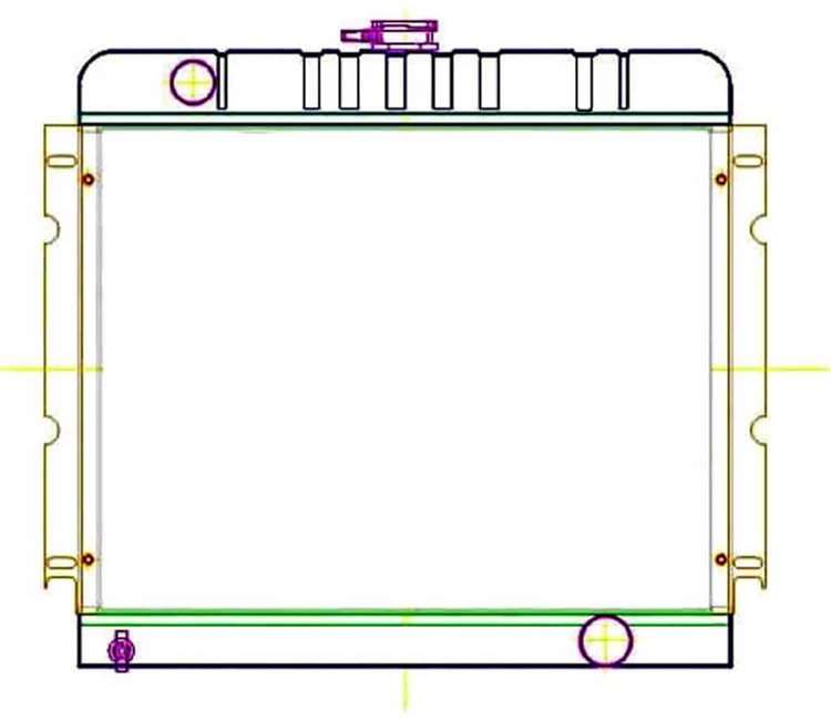 ExactFit Radiator for 1970-1972 Chrysler A Body Dart, Demon, Duster, Scamp, & Valiant with Small Block