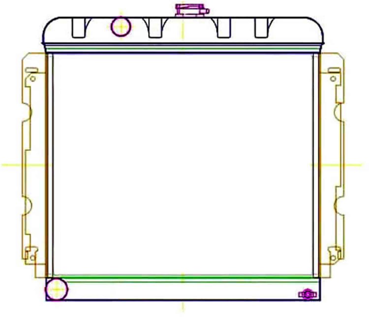 ExactFit Radiator for 1966-1969 Chrysler B Body Belvedere/Satellite/Coronet/Charger with Big Block