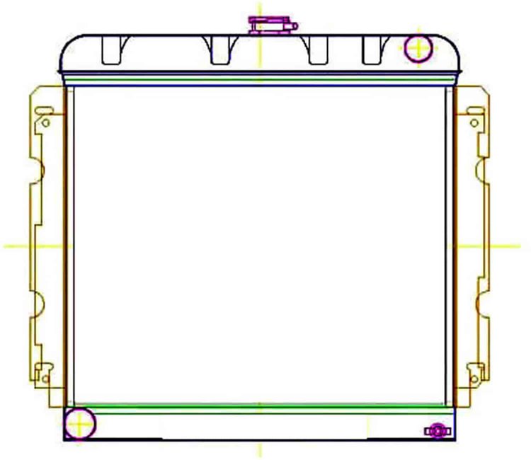 ExactFit Radiator for 1966-1969 Chrysler B Body Belvedere/Satellite/Coronet/Charger with Small Block