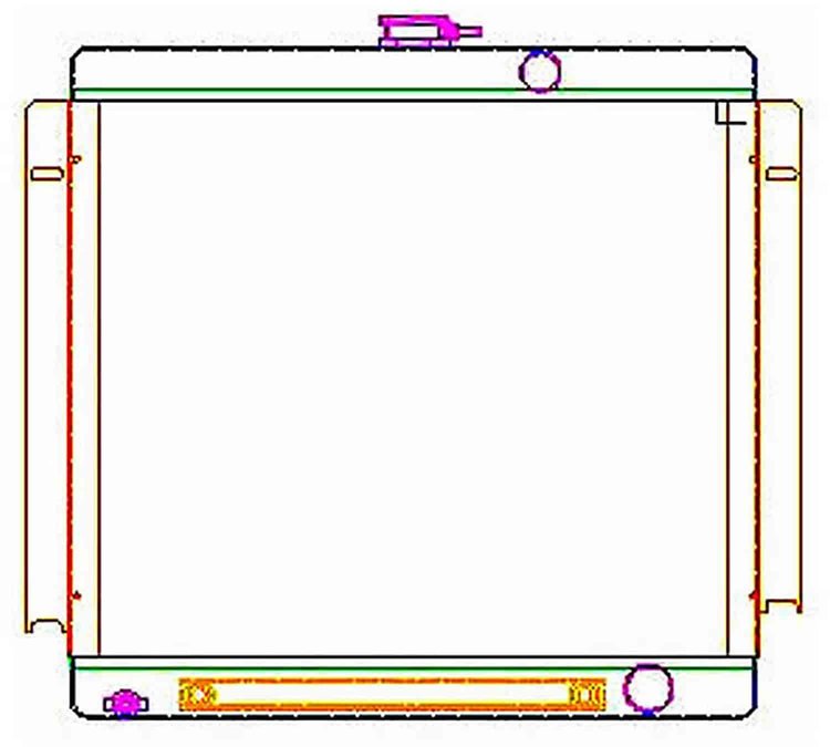 ExactFit Radiator for 1974-1976 Chrysler A Body & F Body with L6 HD