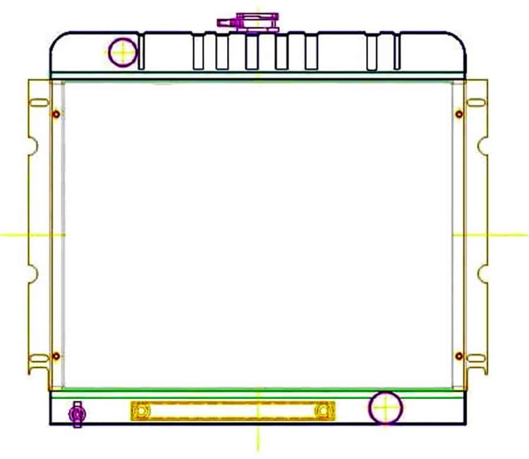 ExactFit Radiator for 1970-1972 Chrysler A Body Dart, Demon, Duster, Scamp, & Valiant with Small Block