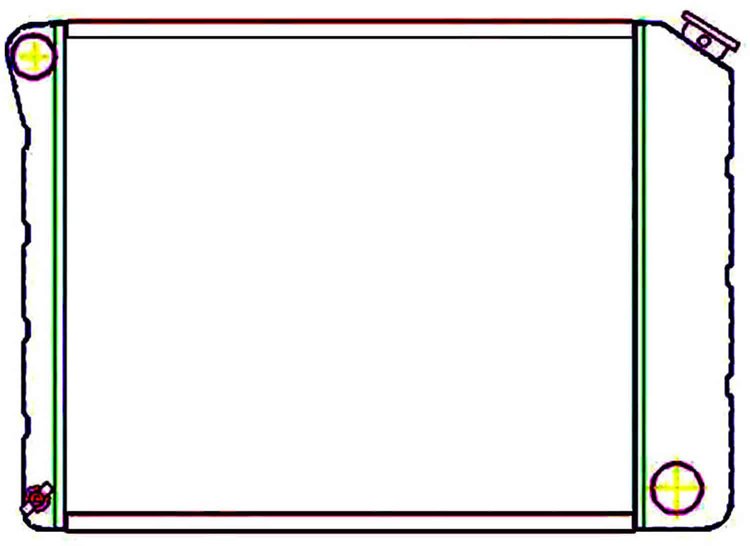 ExactFit Radiator for 1968-1972 A Body & X Body with Small V8 & L6