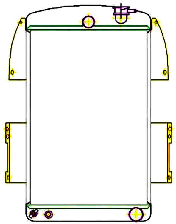 ExactFit Radiator for 1934-1936 Chevy/GMC Pickup Truck