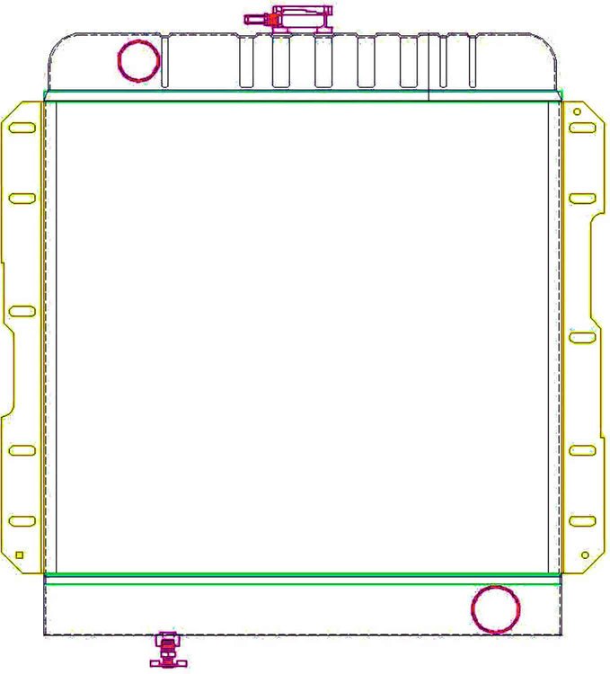 ExactFit Radiator for 1958 Chevrolet Car