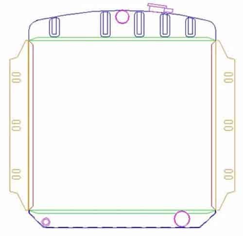 ExactFit Radiator for 1960-1962 Chevy/GMC Pickup Truck & Suburban