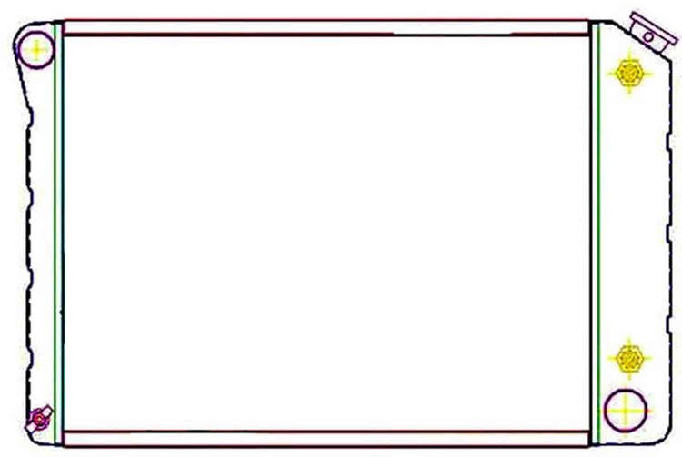 ExactFit Radiator for 1968-1972 A Body & X Body with Transmission Cooler