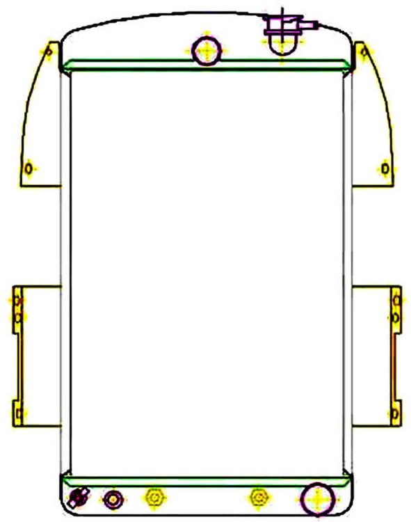 ExactFit Radiator for 1934-1936 Chevy/GMC Pickup Truck