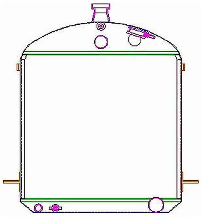 ExactFit Radiator ComboUnit for 1927 Model T with Early GM Engine
