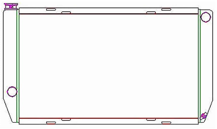 ExactFit Radiator for 1973-1979 Galaxie, LTD & Continental with Late Small Block & Big Block
