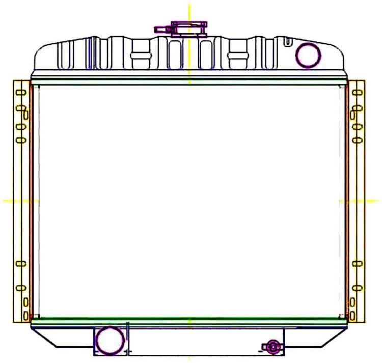 ExactFit Radiator for 1971-1977 Maverick/Comet with Late Small Block