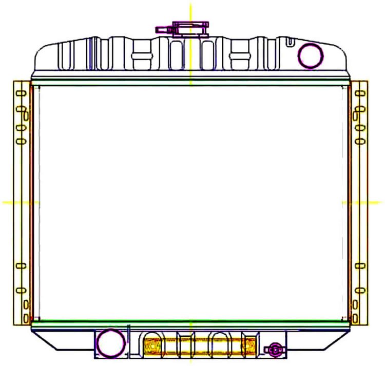 ExactFit Radiator for 1971-1977 Maverick/Comet with Late Small Block