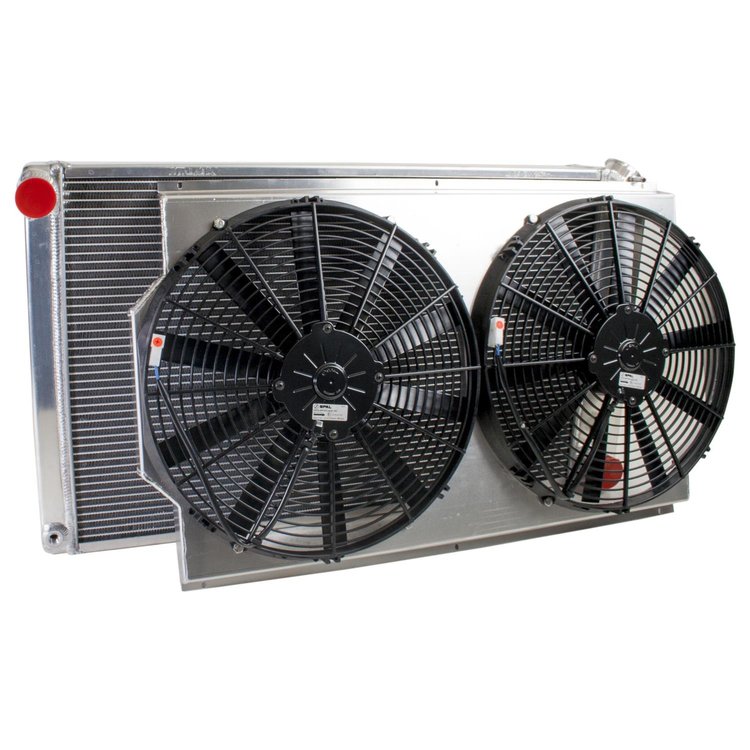 PerformanceFit Radiator ComboUnit for GM 1968-1977 A Body, 1978-1988 G Body, 1970-1981 F Body