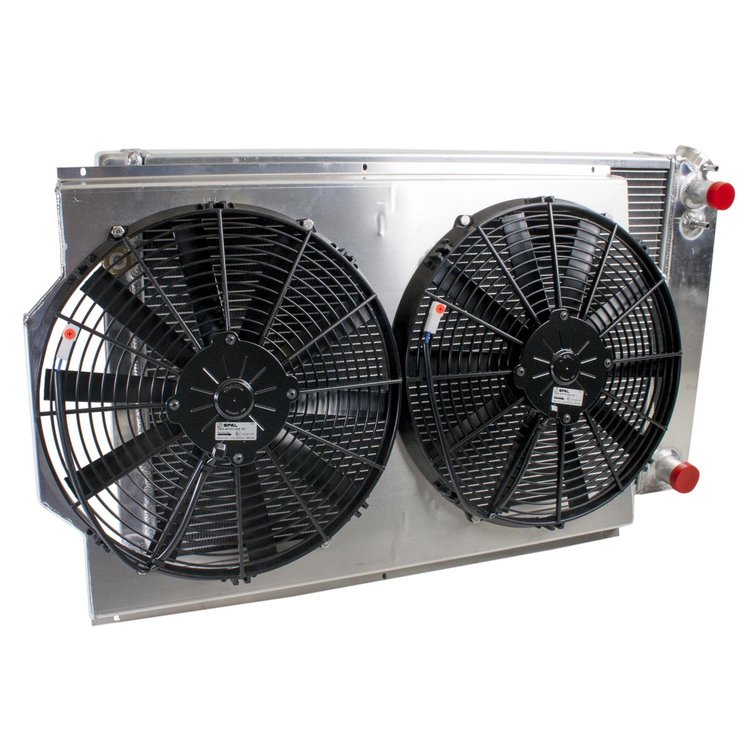 PerformanceFit Radiator ComboUnit for GM 1968-1977 A Body, 1978-1988 G Body, 1970-1981 F Body