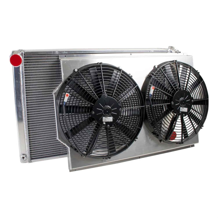PerformanceFit Radiator ComboUnit for GM 1968-1977 A Body, 1978-1988 G Body, 1970-1981 F Body