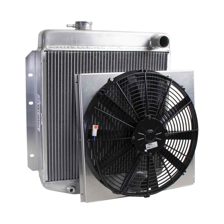 ExactFit Radiator ComboUnit for 1963-1965 Falcon/Comet & 1965-1966 Ford Mustang with Early Small Block