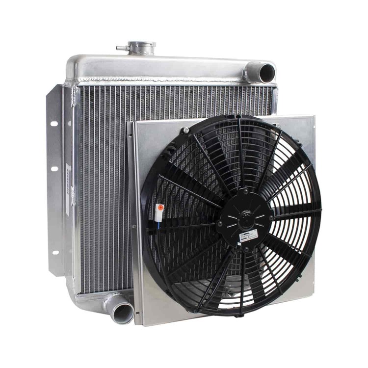 ExactFit Radiator ComboUnit for 1963-1965 Falcon/Comet & 1965-1966 Ford Mustang with Late Small Block & L6