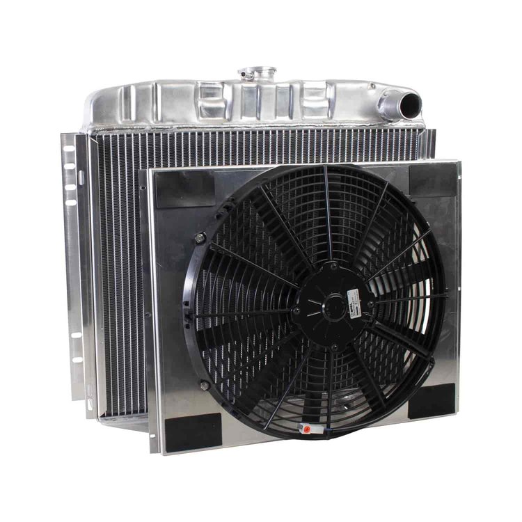ExactFit Radiator ComboUnit for 1967-1970 Ford Mustang/Mercury Cougar with Late Small Block & L6