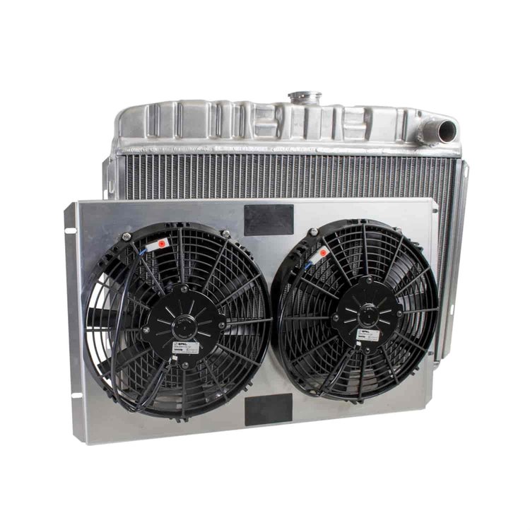 ExactFit Radiator ComboUnit for 1968-1970 Ford Mustang/Mercury Cougar with Big Block & Late Small Block