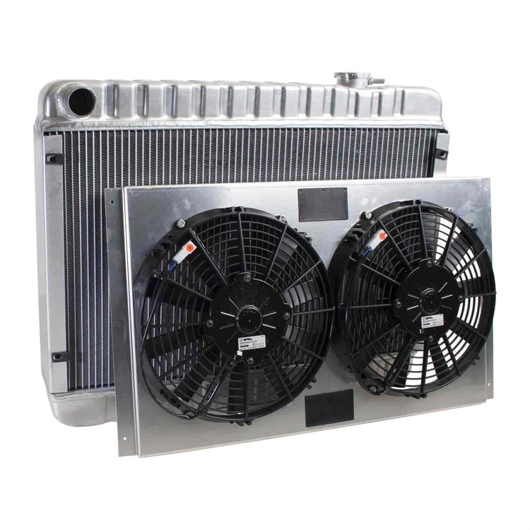 ExactFit Radiator ComboUnit for 1962-1967 Chevy II Non-Factory A/C Car with Transmission Cooler