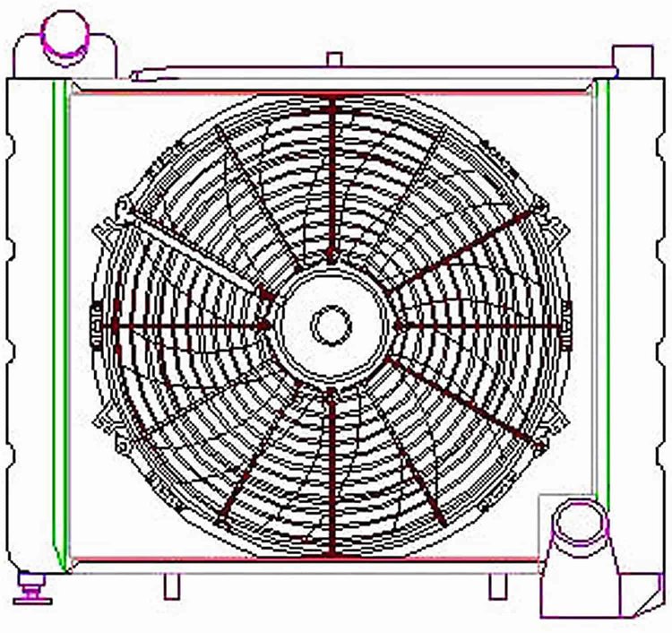 ExactFit Radiator ComboUnit for 1961-1962 Corvette