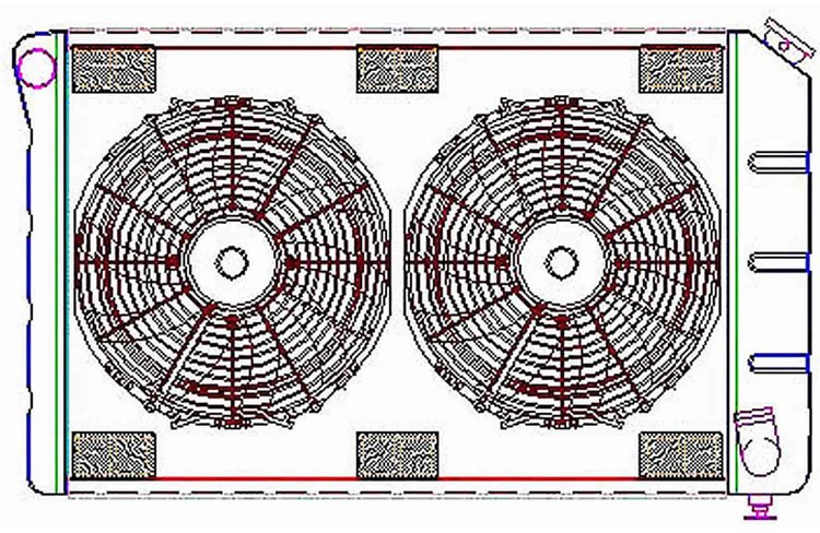 ExactFit Radiator ComboUnit for 1977-1982 Corvette