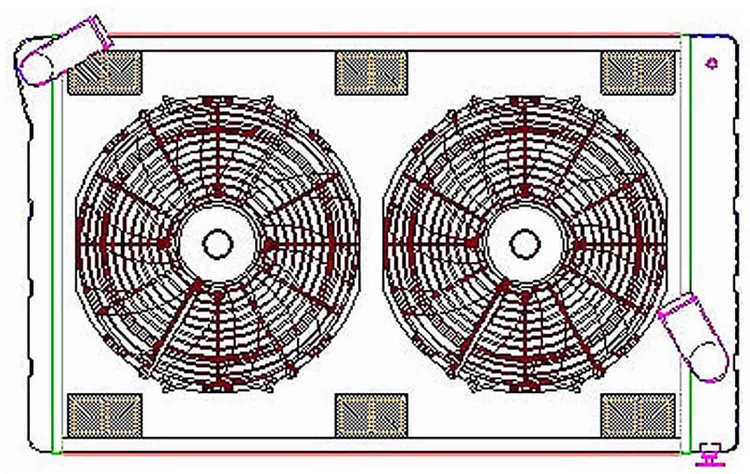 ExactFit Radiator ComboUnit for 1969-1973 Corvette