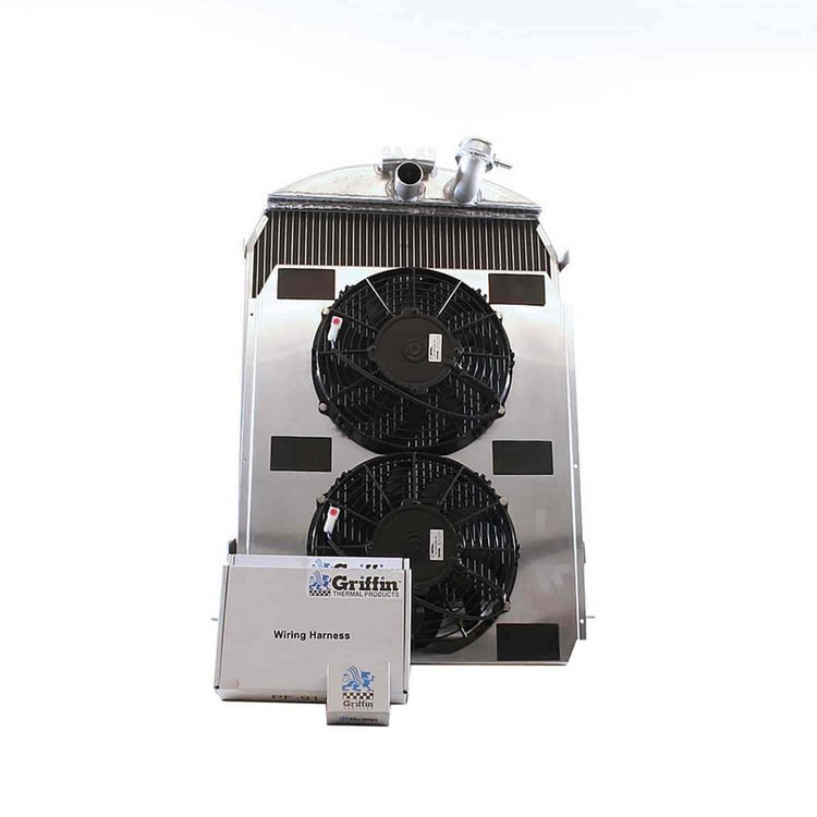 ExactFit Radiator ComboUnit for 1930-1931 Model A with Early GM Engine and Hood Rod Bracket