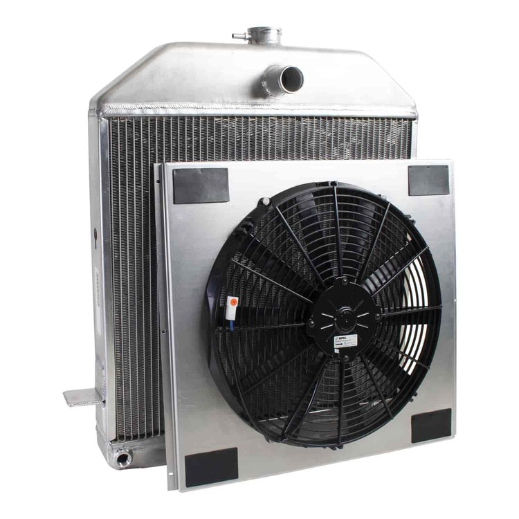 ExactFit Radiator ComboUnit for 1939-1940 Ford Deluxe with Early GM Engine