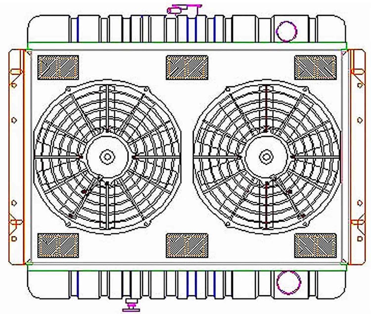 ExactFit Radiator ComboUnit for 1965 Belair/Biscayne/Caprice/Impala
