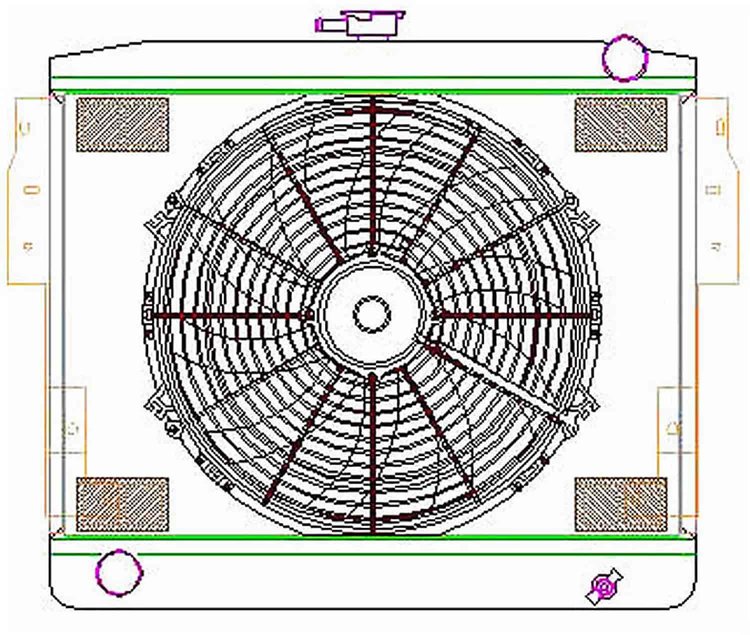 ExactFit Radiator ComboUnit for 1976-1978 Ford Mustang II