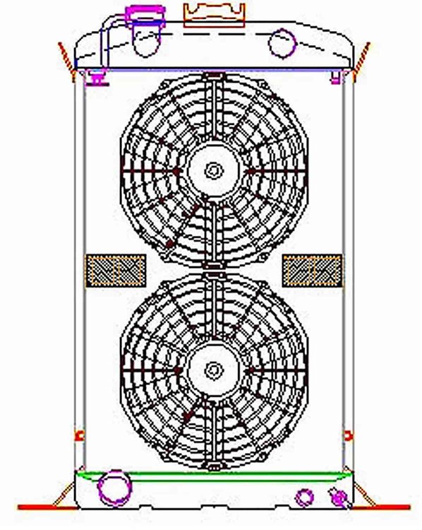 ExactFit Radiator ComboUnit for 1937-1938 Ford with Late Ford Small Block & Big Block