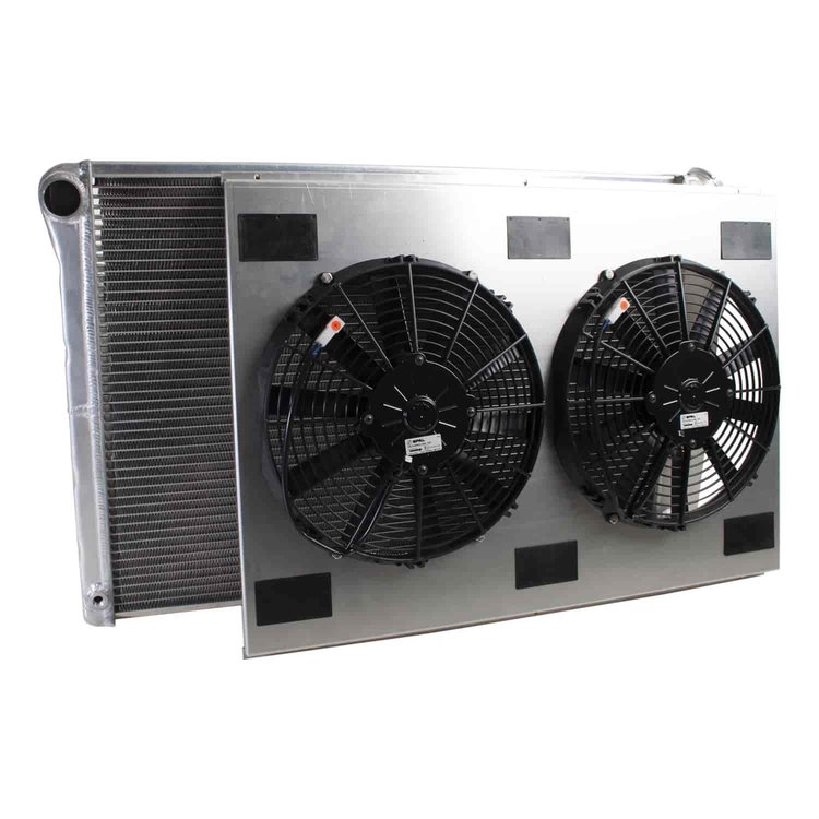 ExactFit Radiator ComboUnit for 1967-1987 Chevy/GMC Pickup Truck, Blazer, Jimmy & Suburban with Big Block Chevy