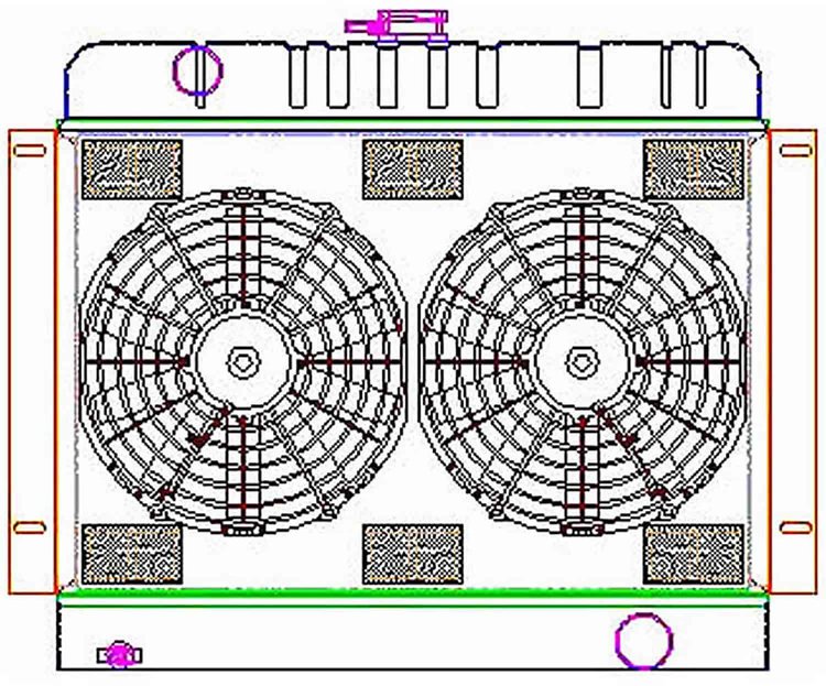 ExactFit Radiator ComboUnit for 1962-1967 Chevy II