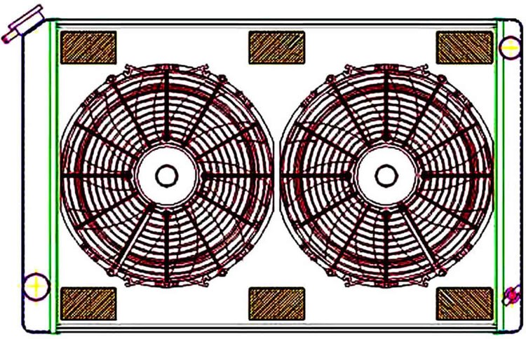 PerformanceFit Radiator ComboUnit 1979-1993 Ford Fox Body Mustang