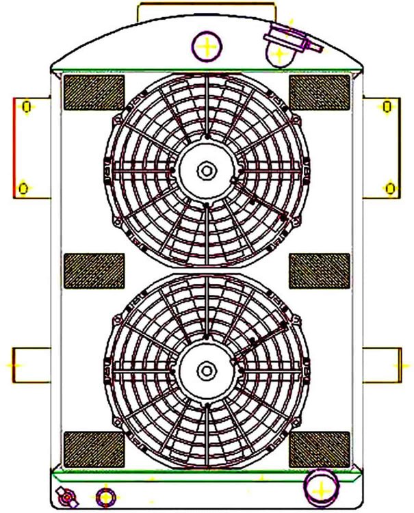 ExactFit Radiator ComboUnit for 1935-1936 Chevrolet Master