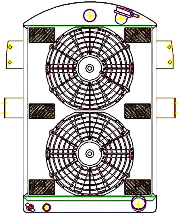 ExactFit Radiator ComboUnit for 1934-1935 Chevrolet Master