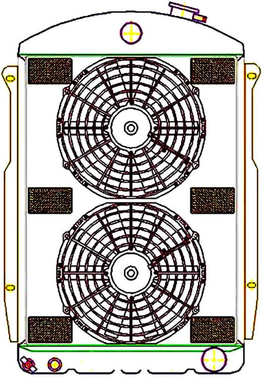 ExactFit Radiator ComboUnit for 1939 Chevrolet Car