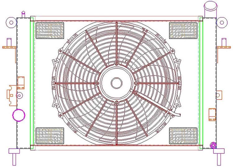 ExactFit Radiator ComboUnit for 2006-2009 Pontiac Solstice